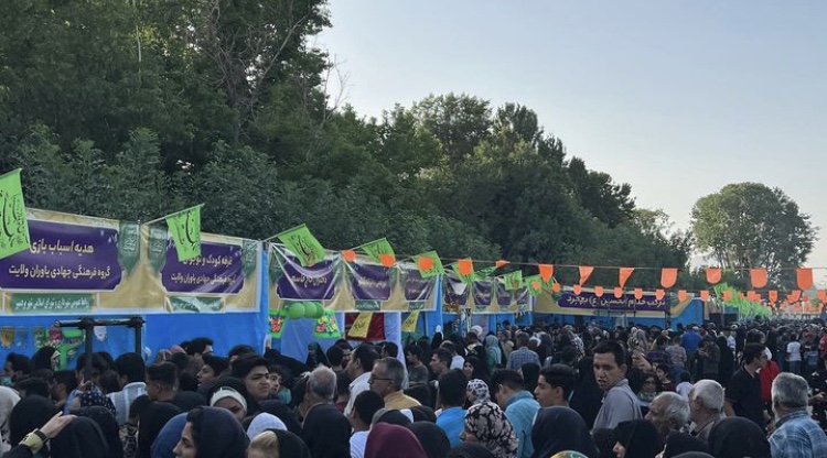 میهمانی بزرگ غدیر در بردسیر